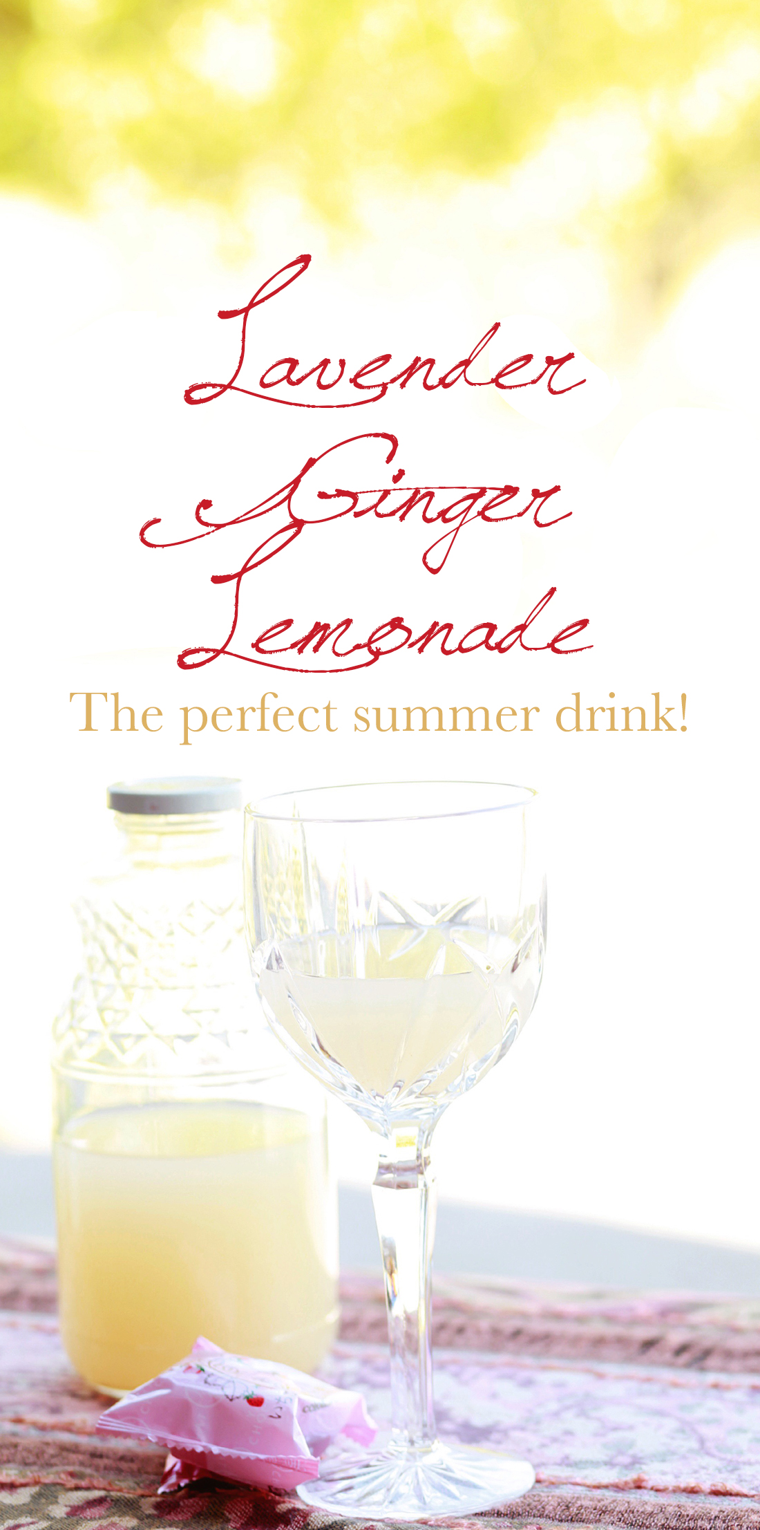 Lavender Ginger Lemonade Summer Drink Recipe | Mallorie Owens