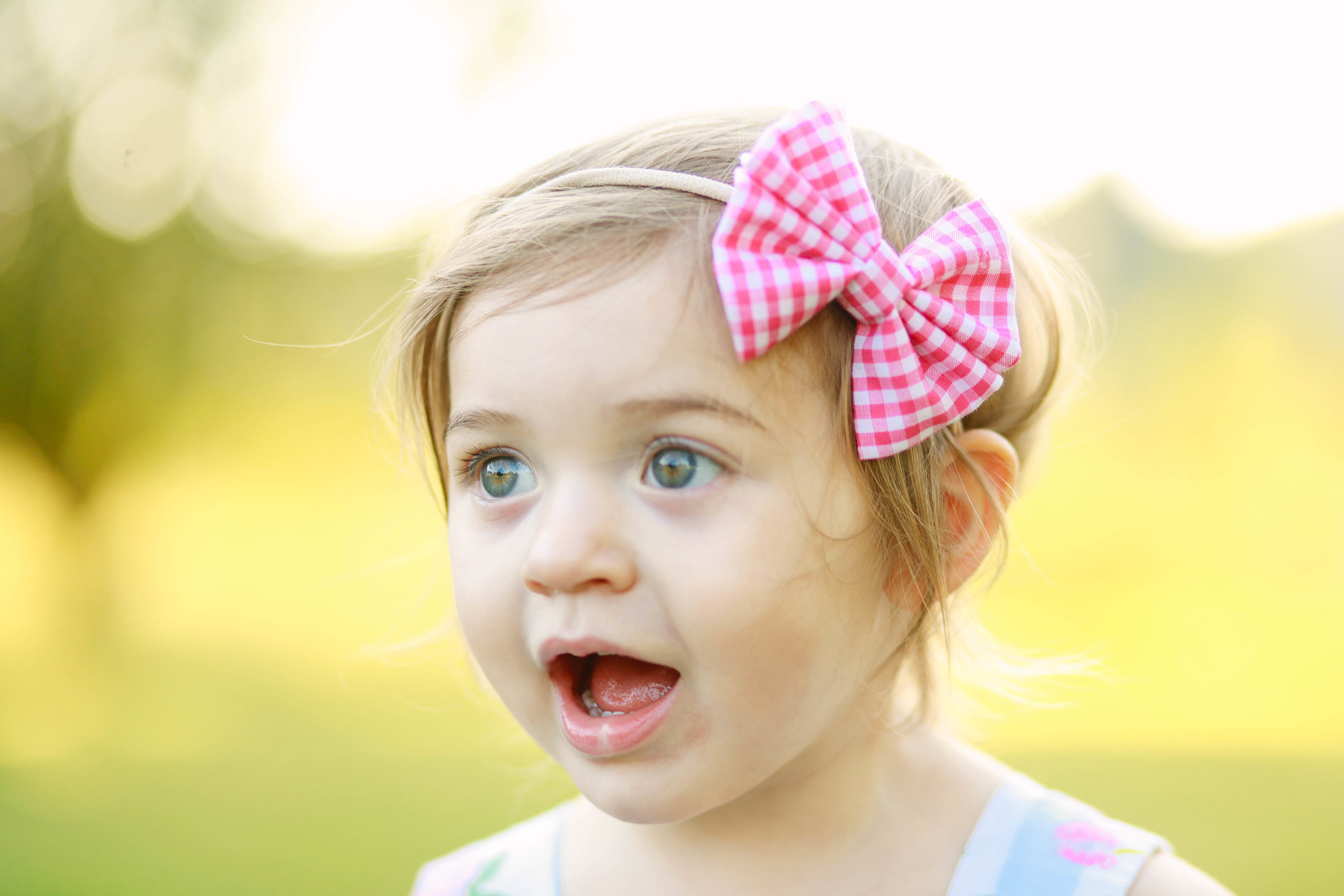 Children Portraits | 23 Months | Etsy Baby Girl Bows | MALLORIE OWENS