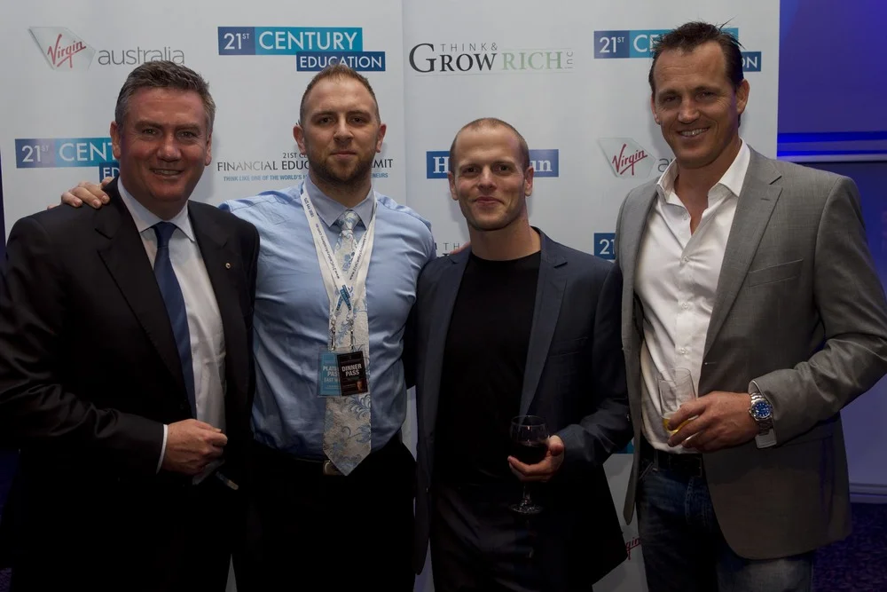 The 21st Century Conference with Eddie McGuire, Tim Ferriss, and Jamie McIntryre.