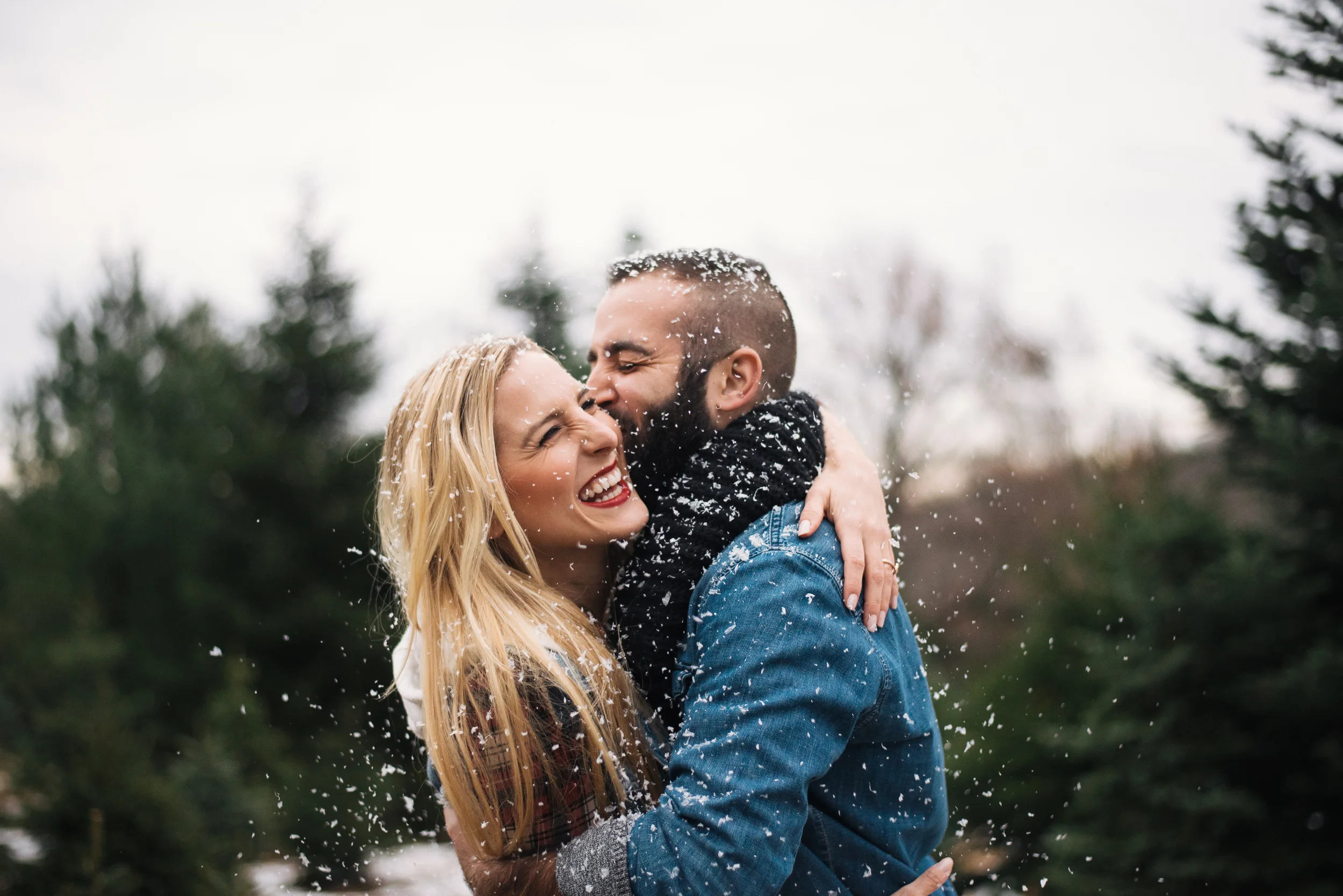 Morgan + Max, Kronenburger Tree Farm Engagement Session
