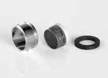 Honeycomb Style Aerator 1. Distinguished from common metal filter design, better prevention of scale and longer lifespan. 2. Perfect water flow under variety of water flow conditions. 3. Low noise. 4. No splash of water, with plentiful bubble, comfortable to feel