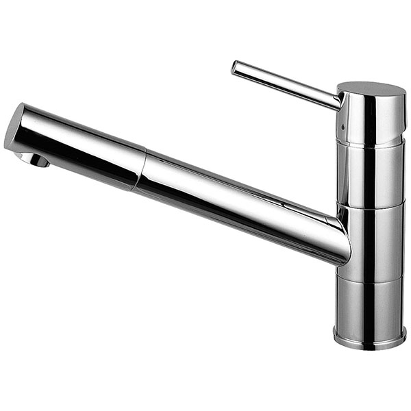 Astini Elmo Brushed Stainless Steel Pullout Rinser Kitchen Sink Mixer Tap HK79 