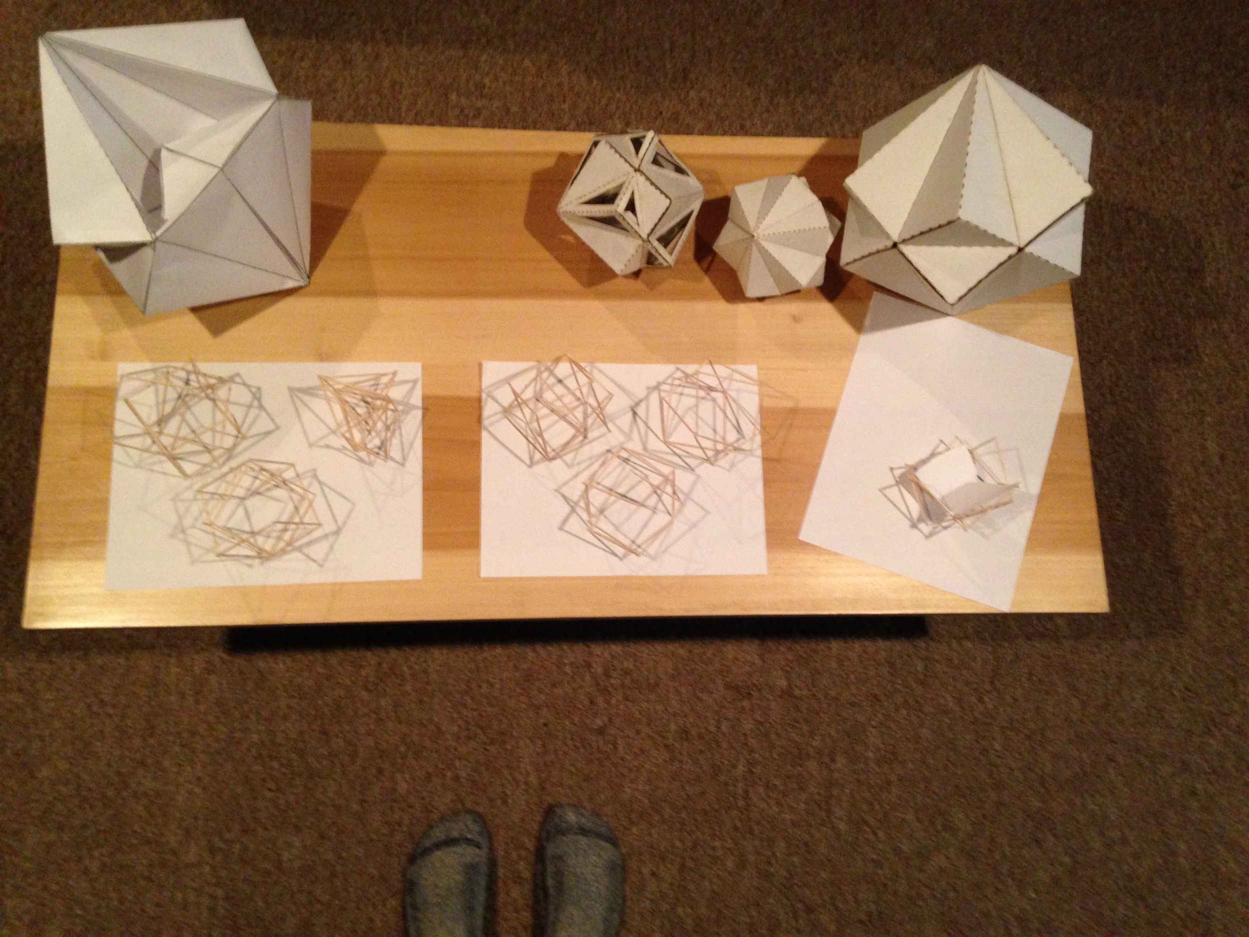 And my coffee table has been taken over...