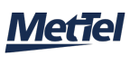 MetTel logo in blue text