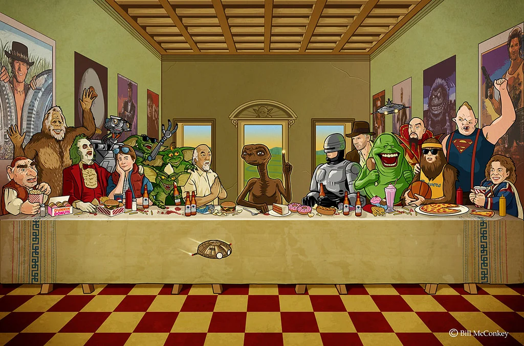 Bill McConkey, 80s Last Supper (undated)