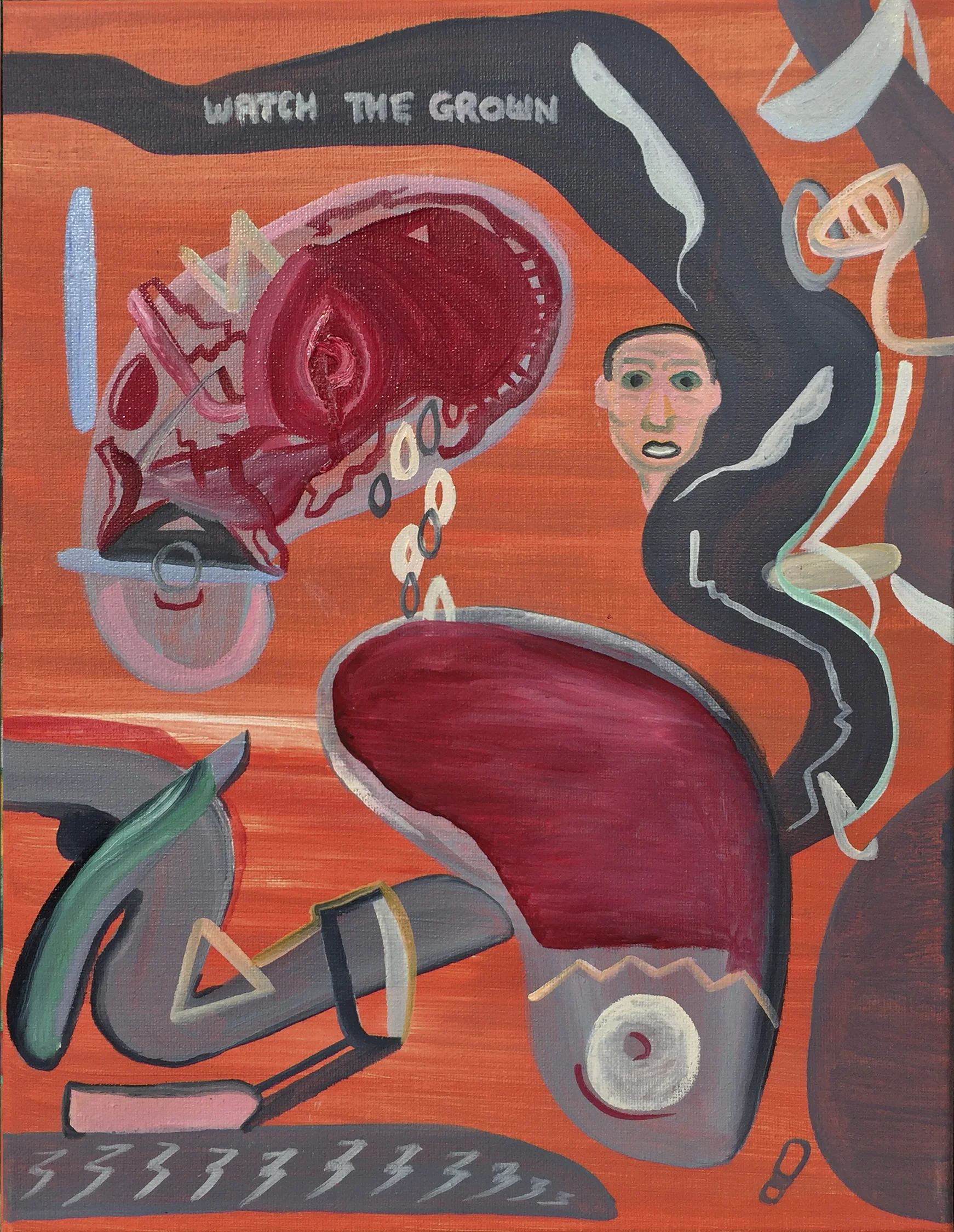 WATCH THE GROWN [11" x 14"]