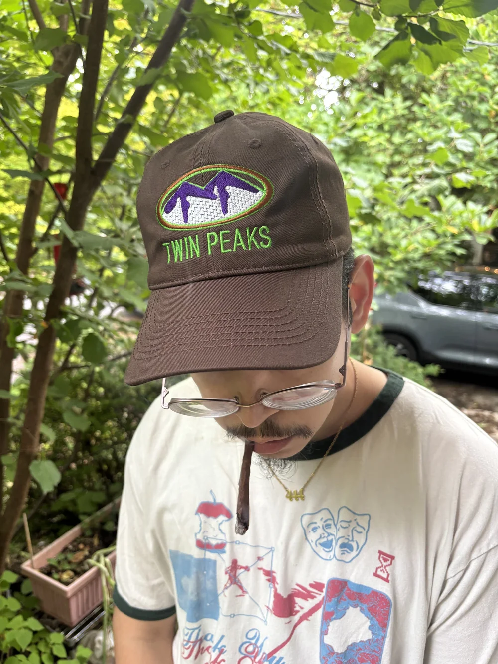 APHEX TWIN PEAKS Embroidered Cap by Tron 444 for Time Travel