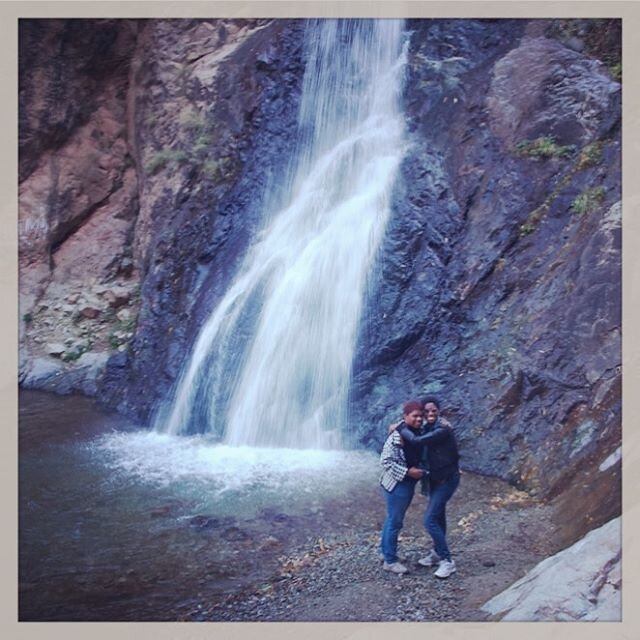 #blackhikersweek Despite hiking being huge in my family we rarely take photos of ourselves. Had to dig deep into the archives. With Mom | Morocco 2011