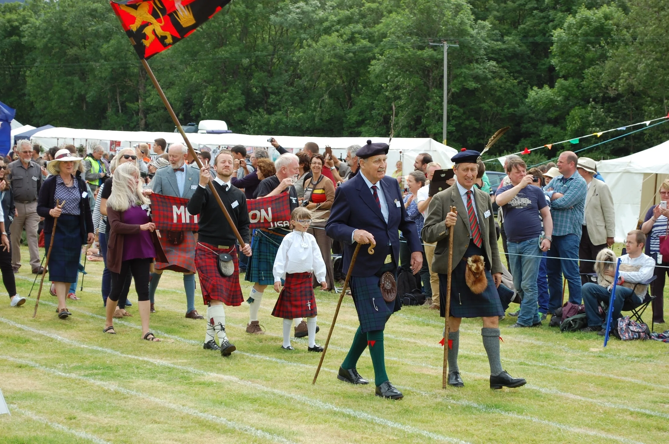 Clan Matheson at Lochcarron Highland Games 2014