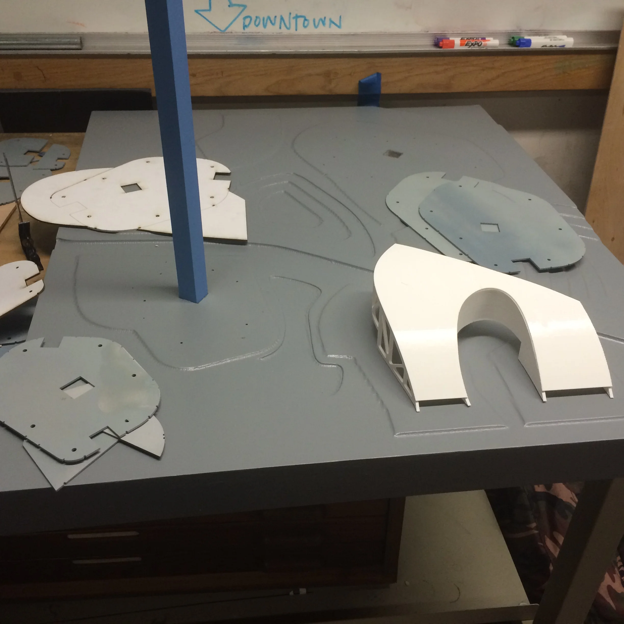  Model Base &amp; floor plates    