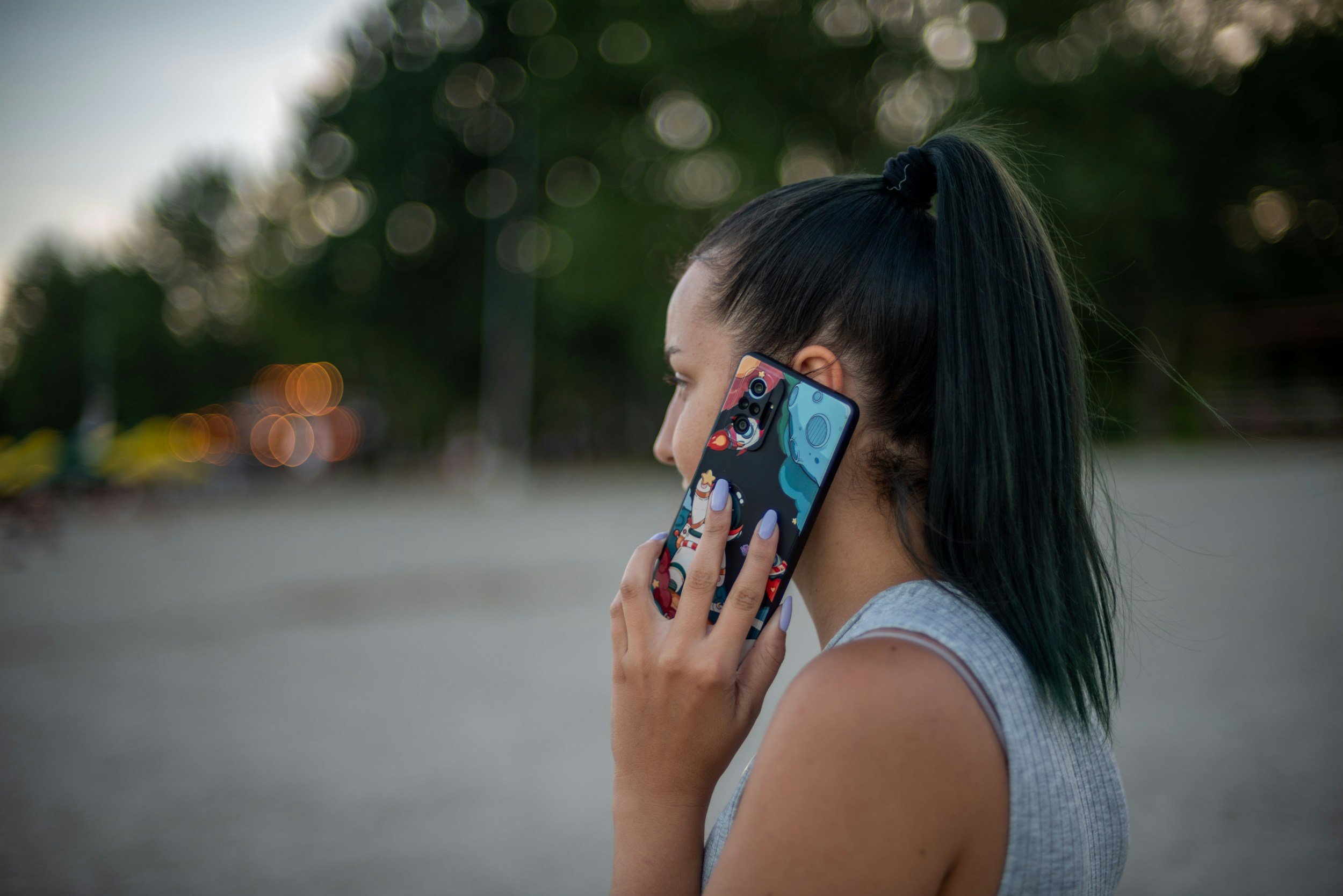 Her phone is hers.