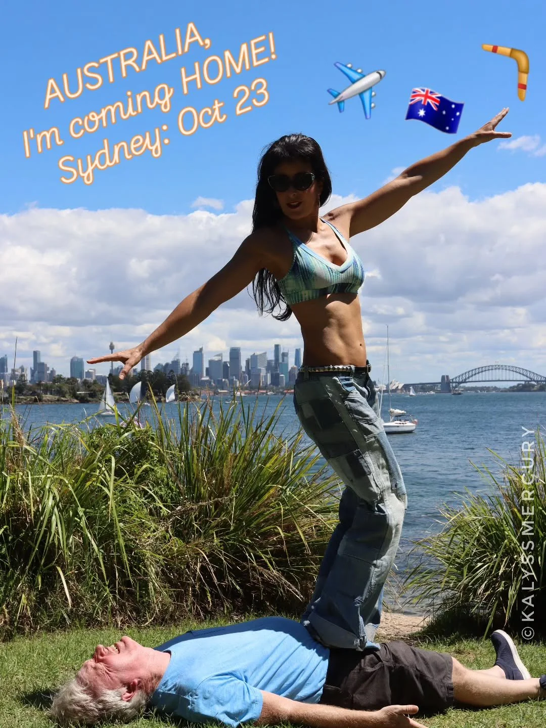 My flights are confirmed! I'm coming home for my yearly summer migration next month! 
Stopover in #Sydney Oct 23-27
Then #Brisbane &amp; SE QLD from Oct 28 to March 28 (2026). 
#travel #mistress #domme #trample
#fitness 

I'd like to return to Sydney