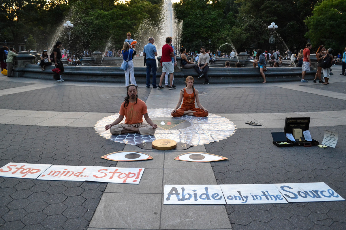 Finding peace in Washington Square Park