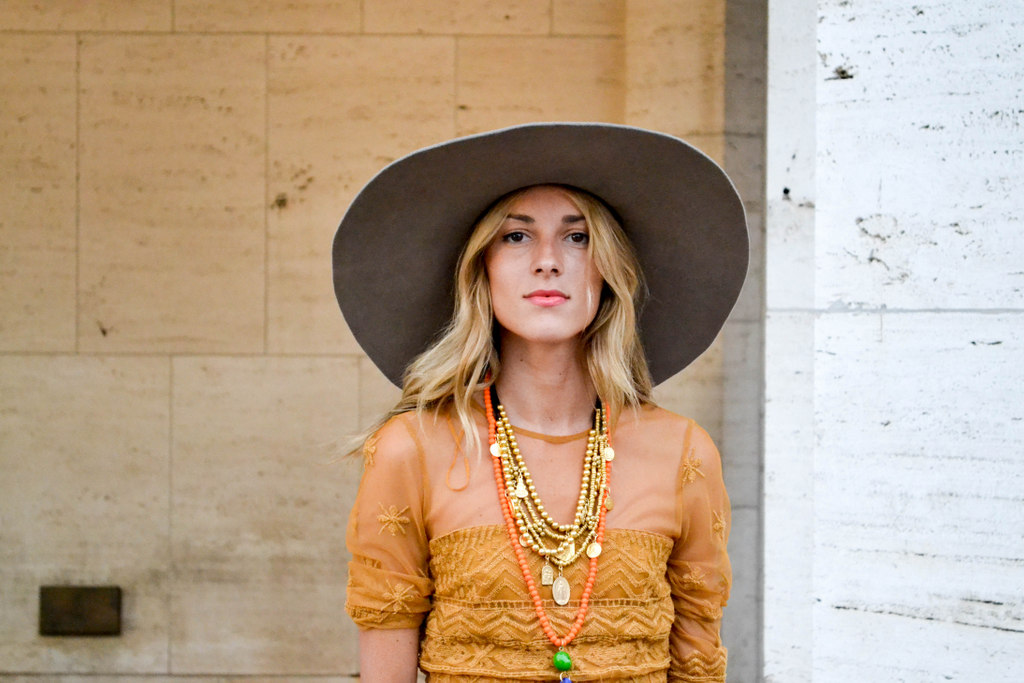 NYC-based stylist and personal shopper, @mimidob, strikes a devastating pose