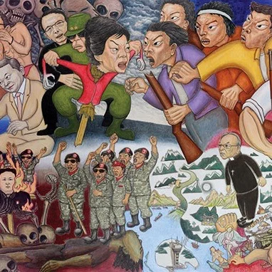 Hong Sung-dam's work, the Sewol Owol