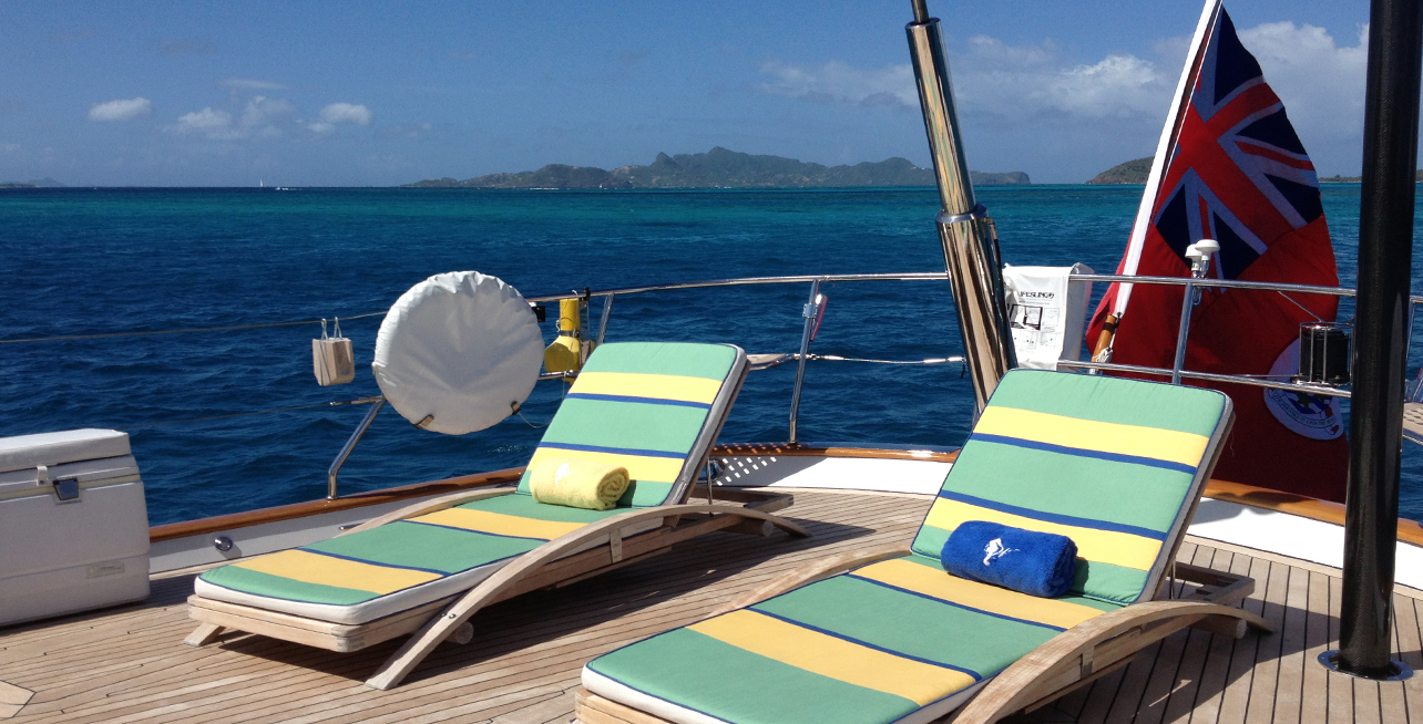 Whisper sailing in Tobago Cays