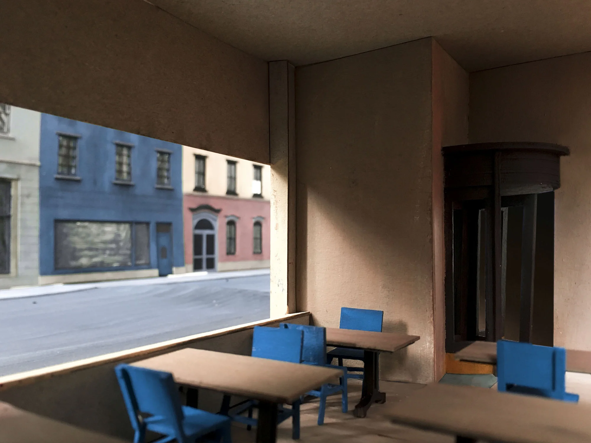 Hopper's Interiors: Sunlight in a Cafeteria, 1958