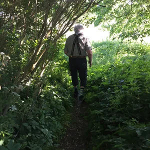 Roland Rittman on the hunt.