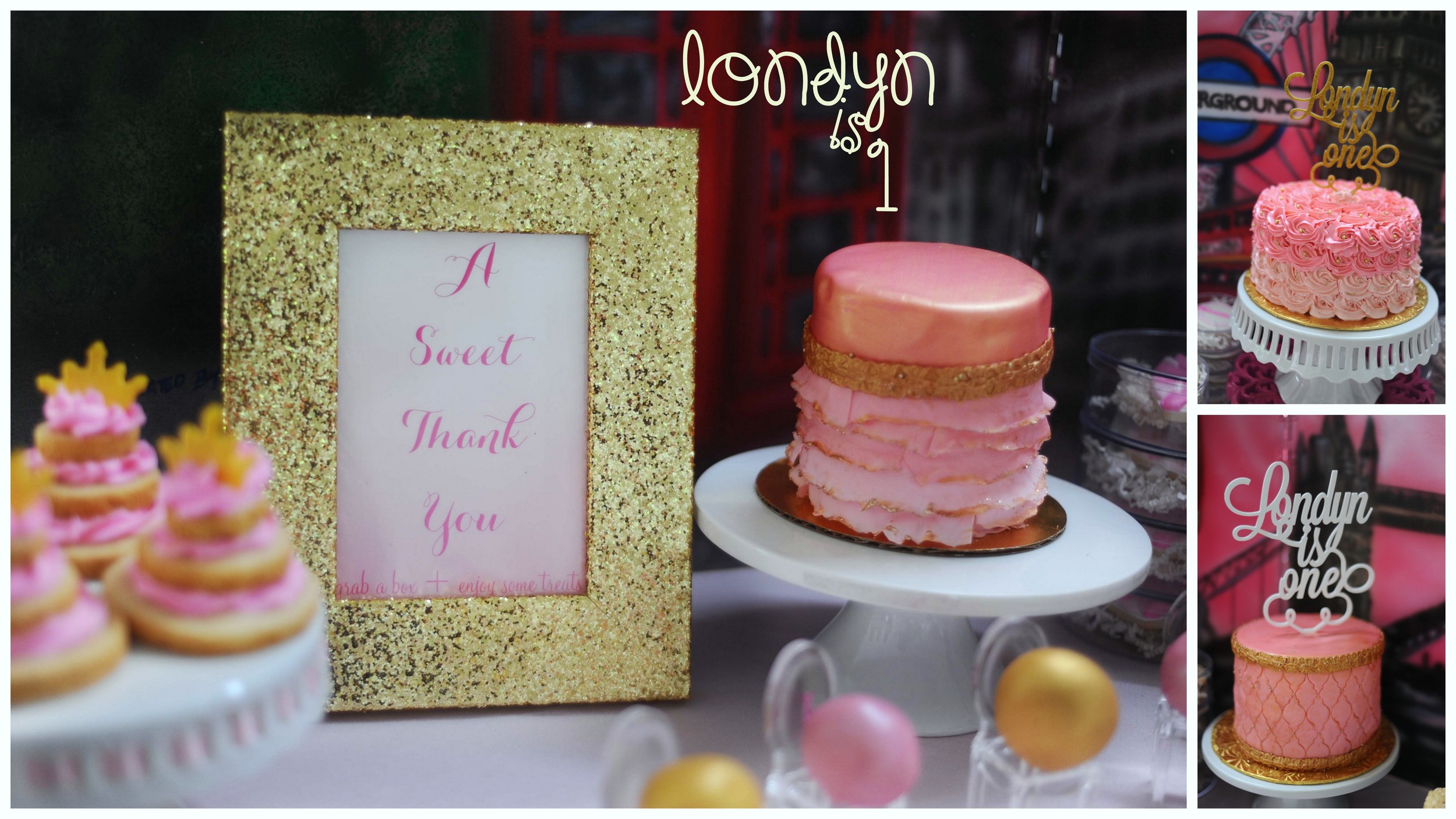 The Cake Courtesan provided these amazingly beautiful cakes for the event. The smaller dessert were from Cakes by Tiffani