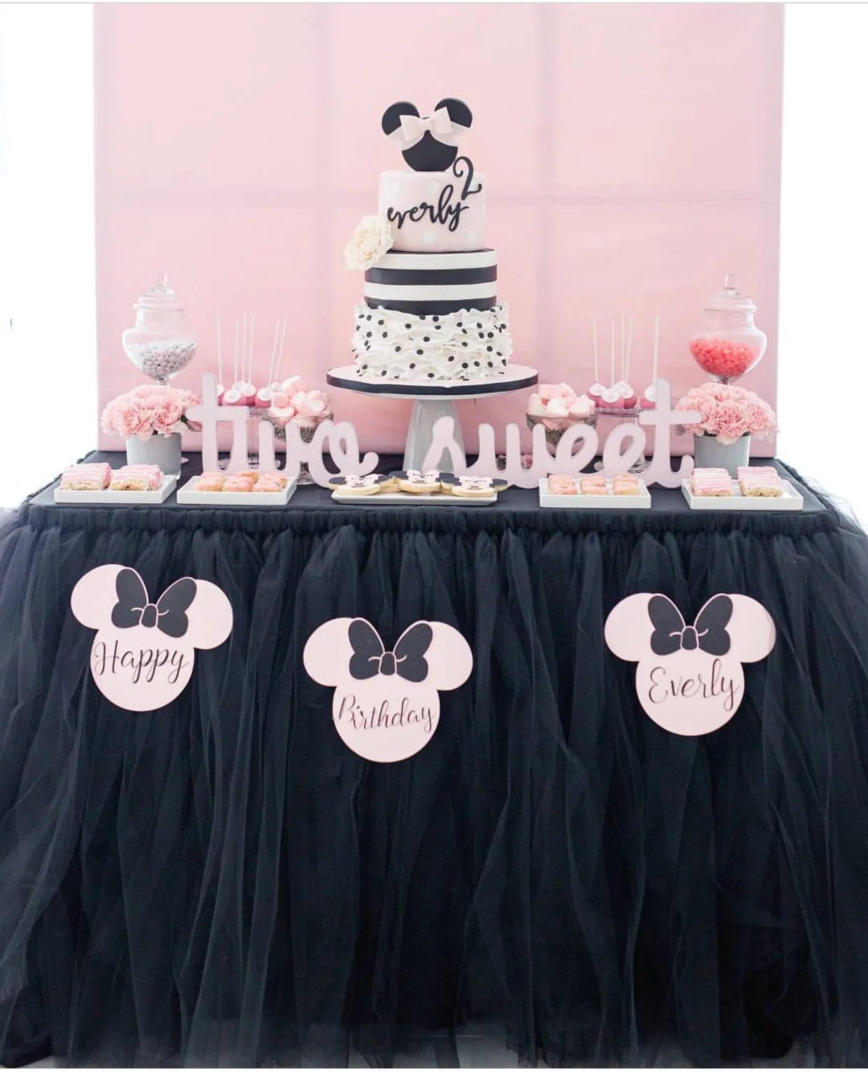 LuLu Cake Boutique created this striped, polka dot confectionery dream