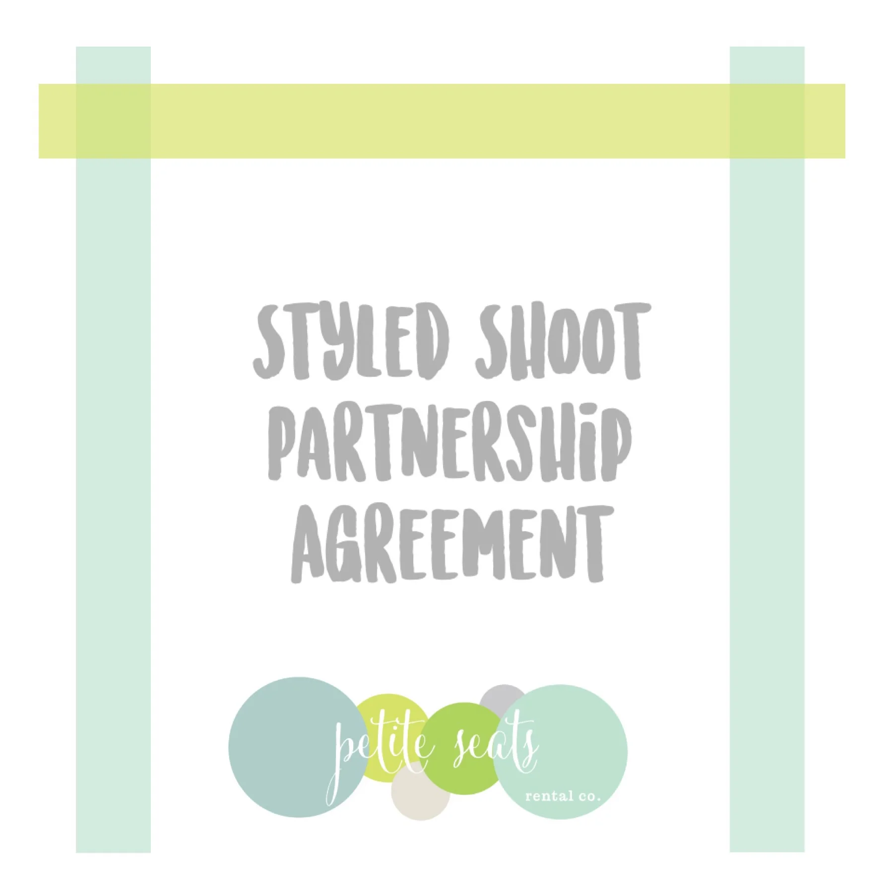 Sample Styled Shoot Partnership Agreement