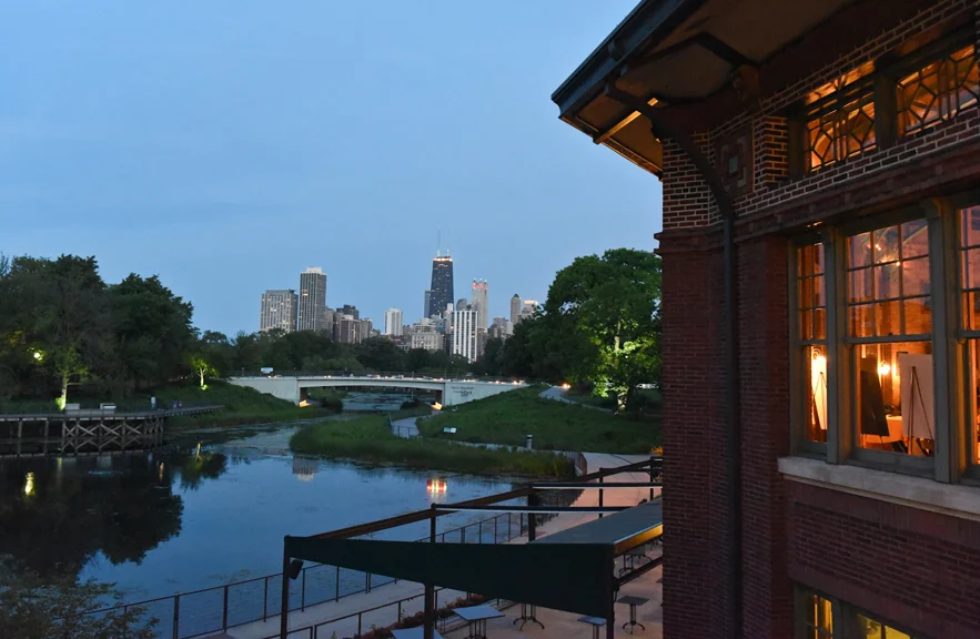 View from Structural Engineers Association of Illinois Awards Night from Cafe Brauer