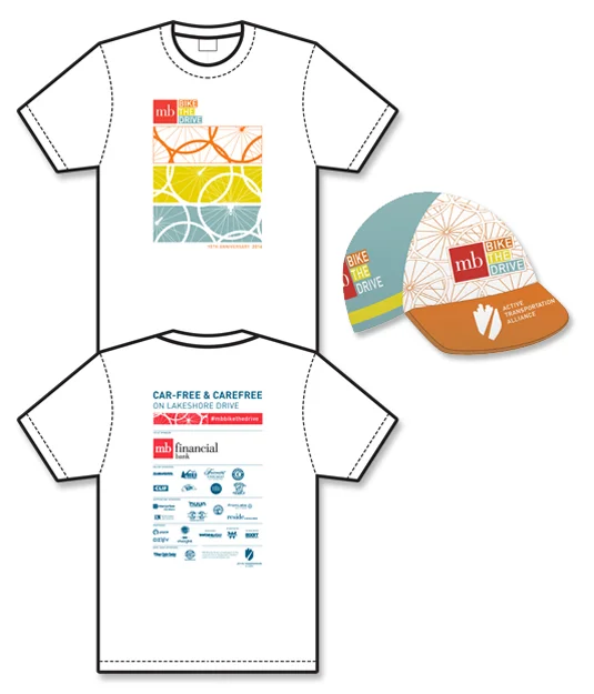 MB Bike the Drive T-Shirt and Cycling Cap / design and production