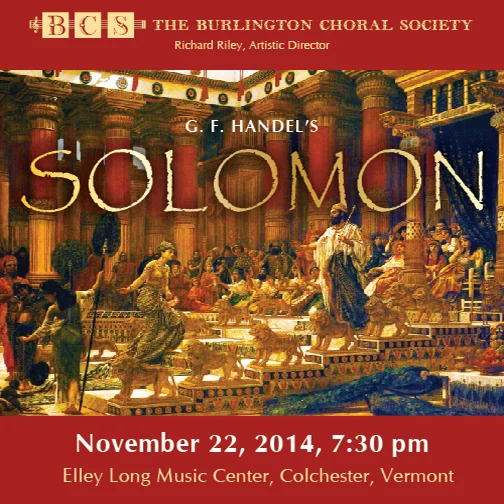 Solomon by George Frideric Handel