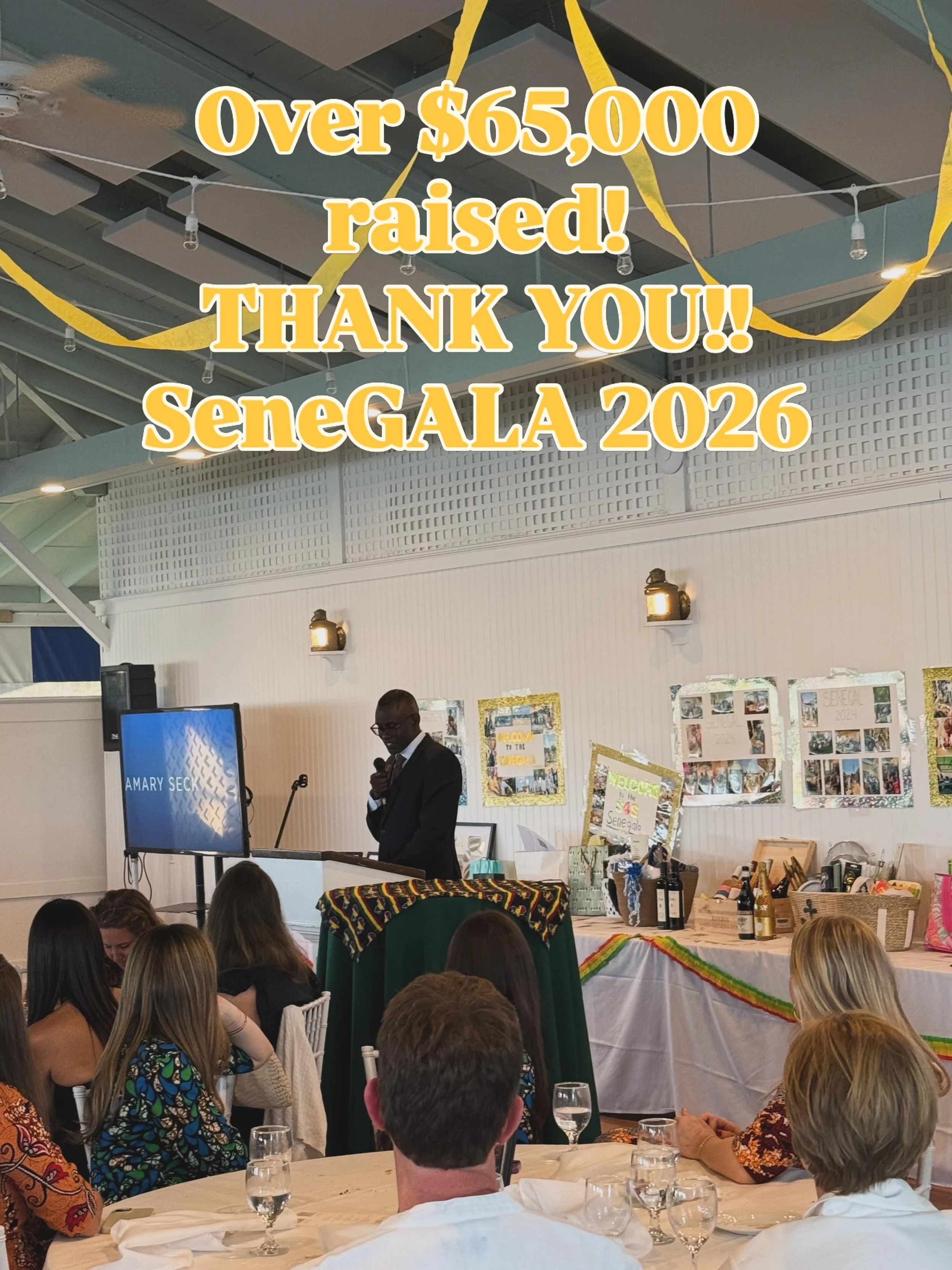 SeneGALA 2026 raised over $65,000!! Thank you for the incredible support. Stay tuned for more photos and videos from the night! Donate at www.studentsforsenegal.org