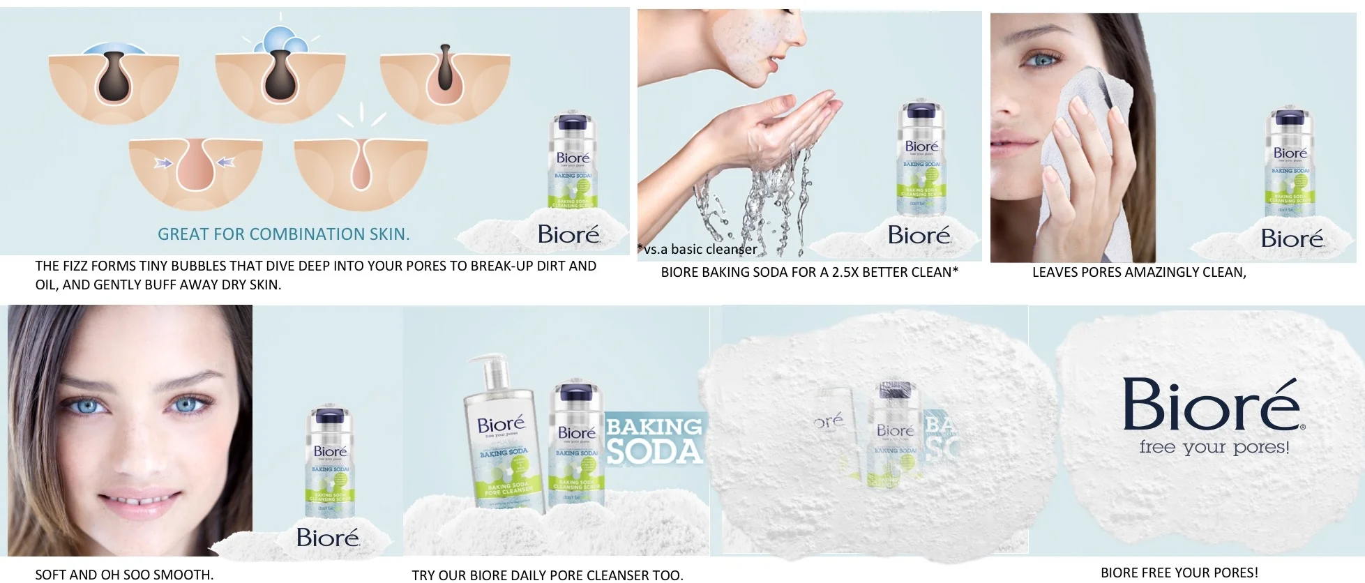 BIORE BAKING SODA SCRUB STORYBOARD P2