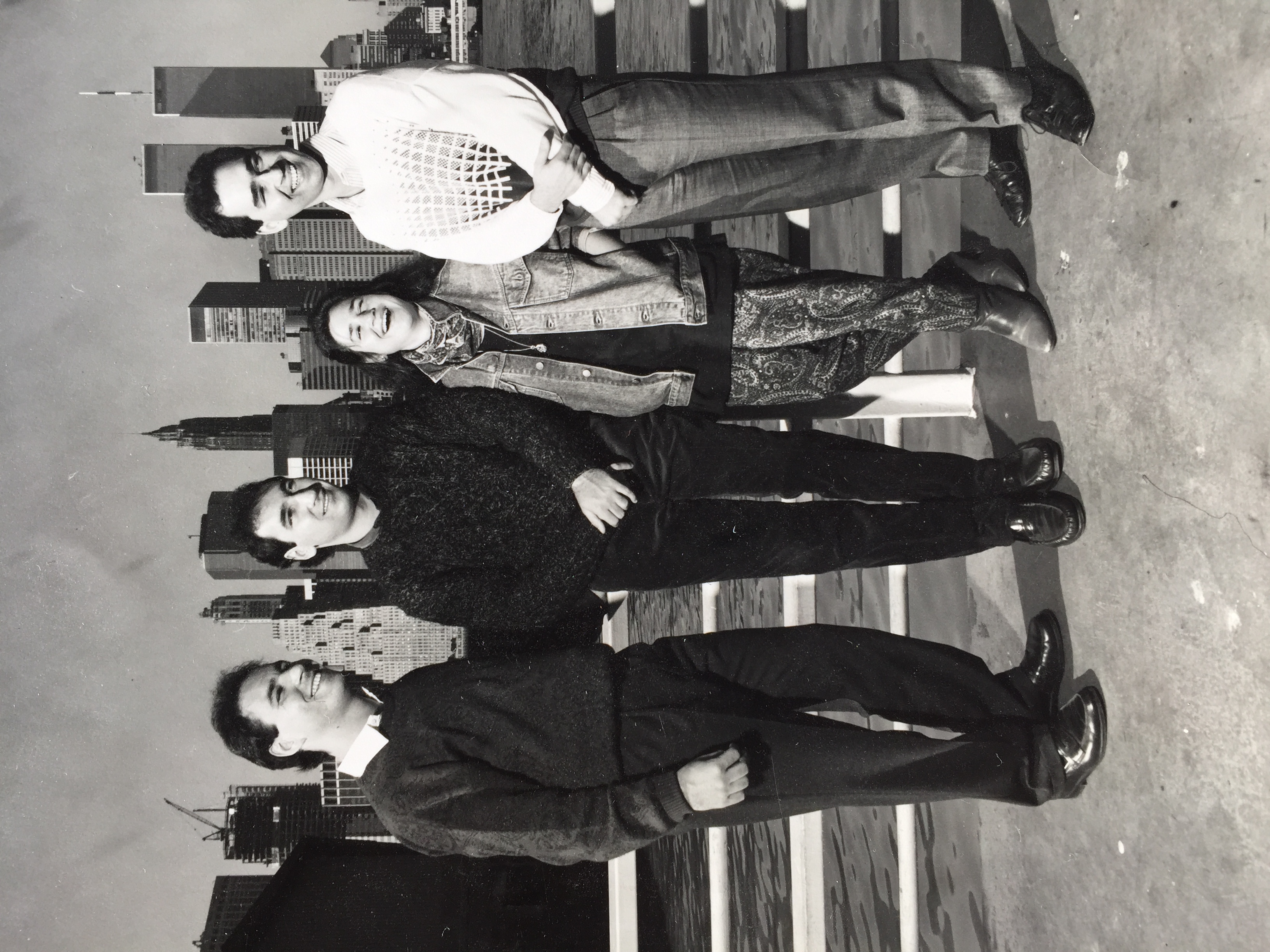 1997 or 1998 after a concert at the Barge.