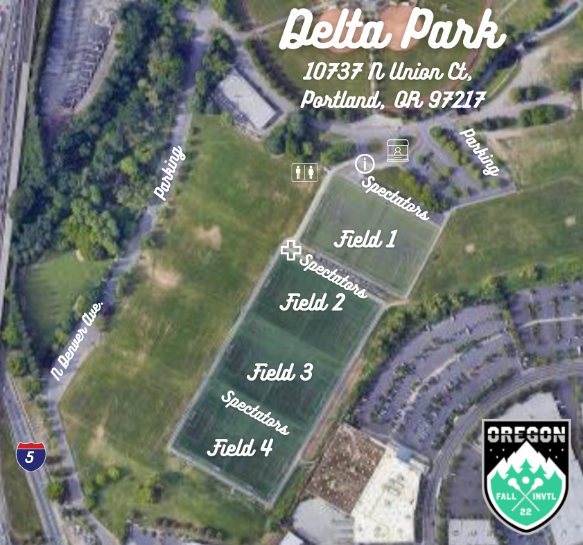 Delta Park Field Map — Team Oregon