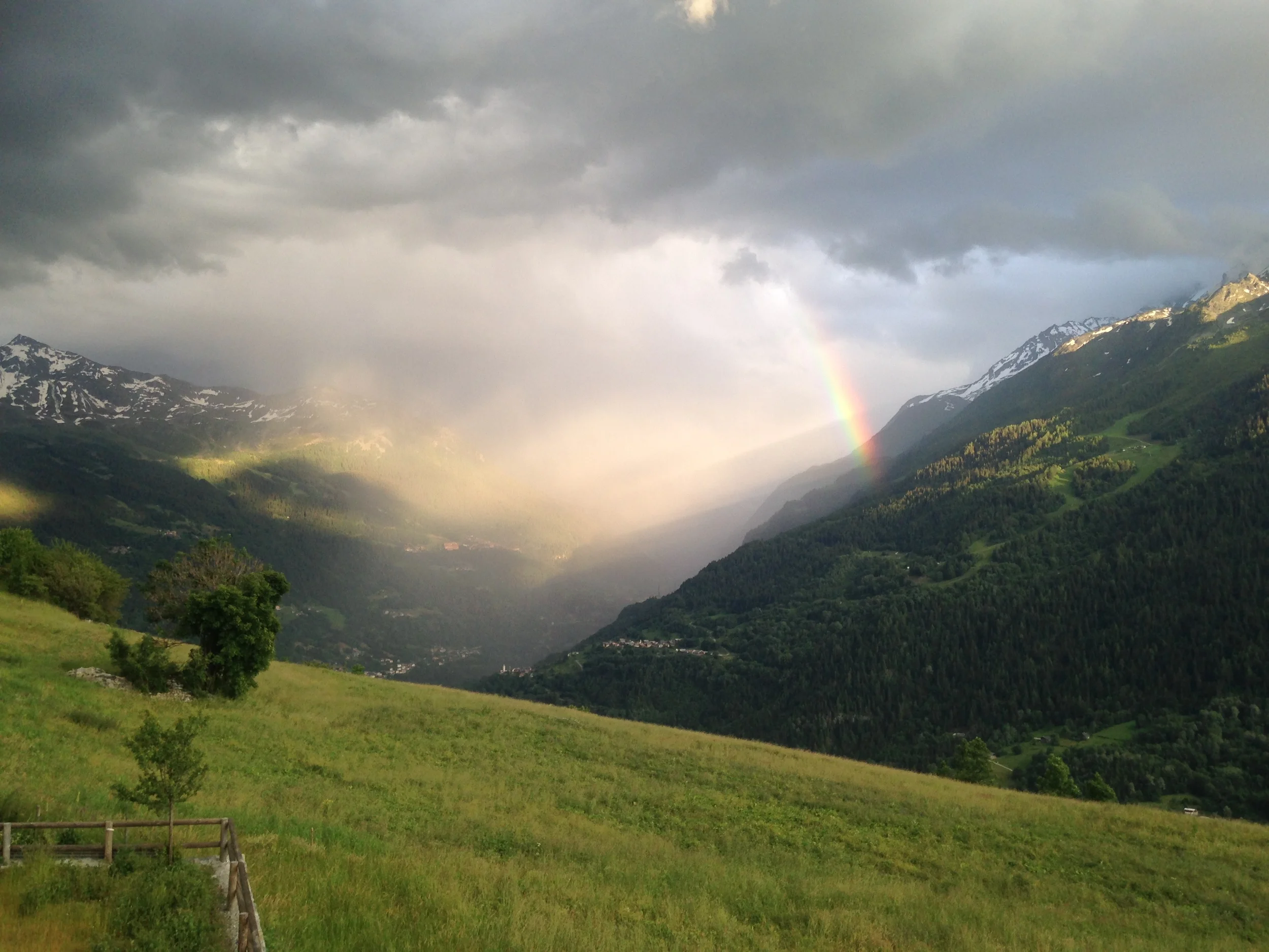Rainbow in heaven..