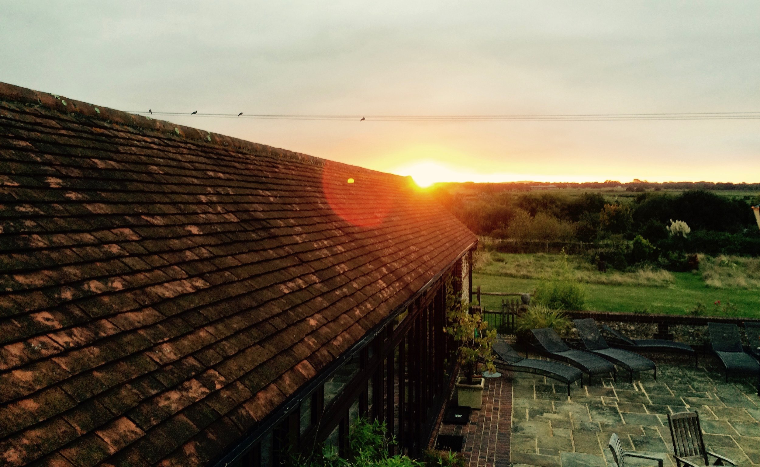 A beautiful early start over the breathtaking Sussex Downs!