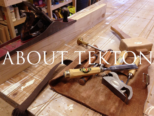 about tekton carpentry & design - bespoke furniture makers Brighton Sussex