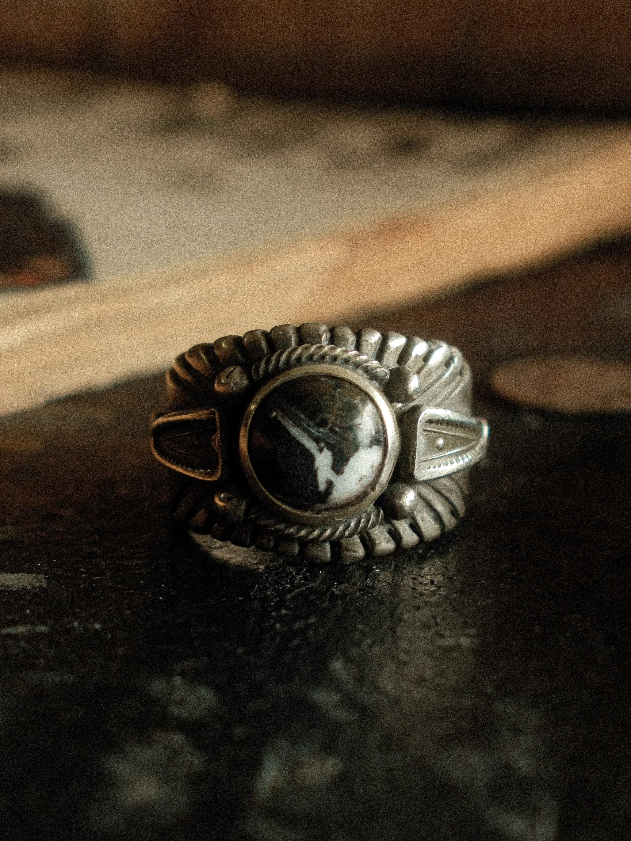 White Buffalo "Chief" Ring (9)