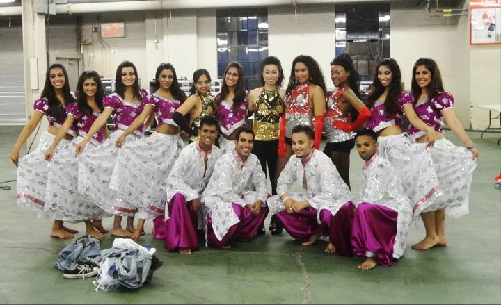 Backstage at IIFA Rocks 2011 with DK Dance Pak