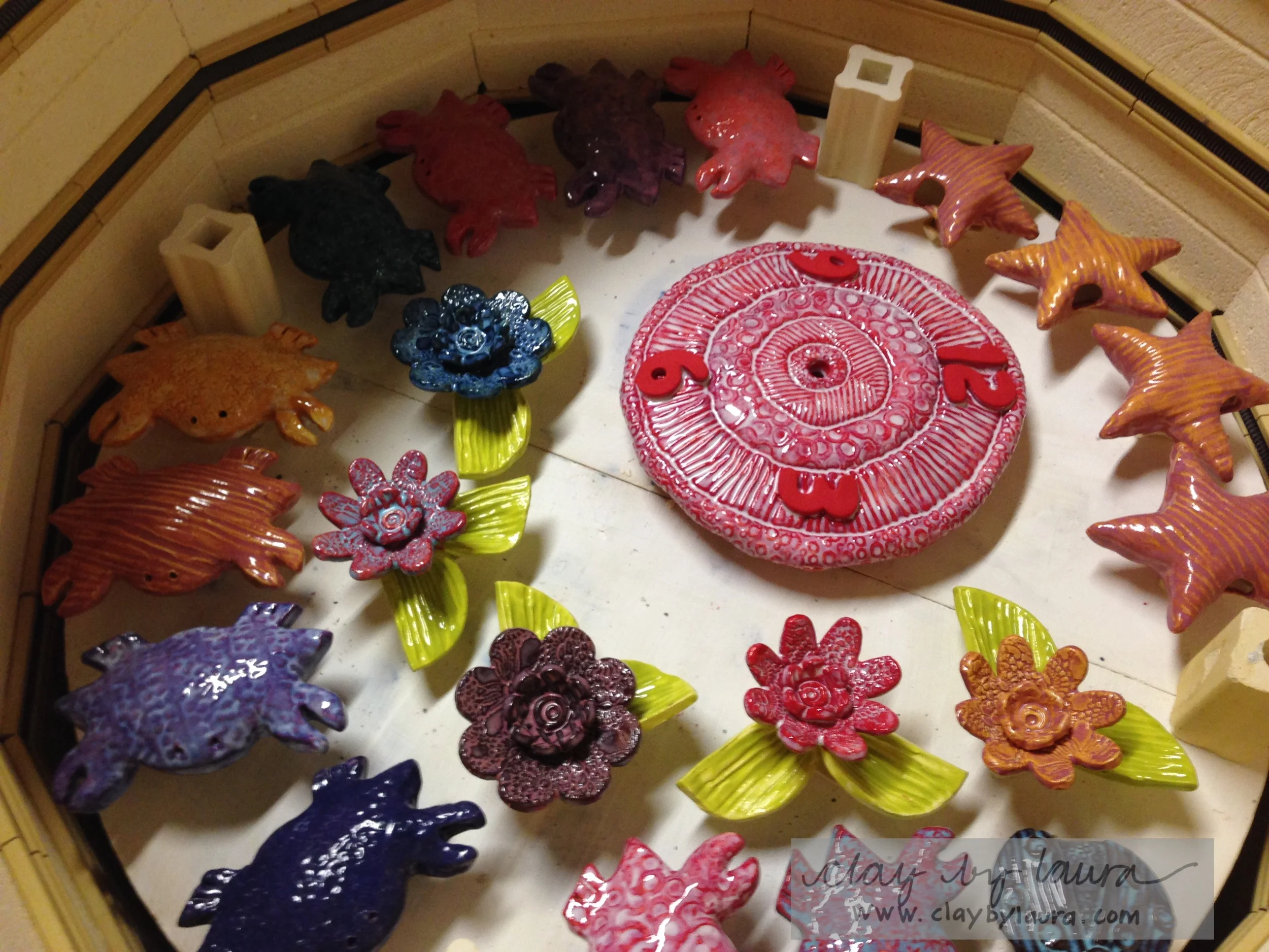 Glaze Kiln opening.