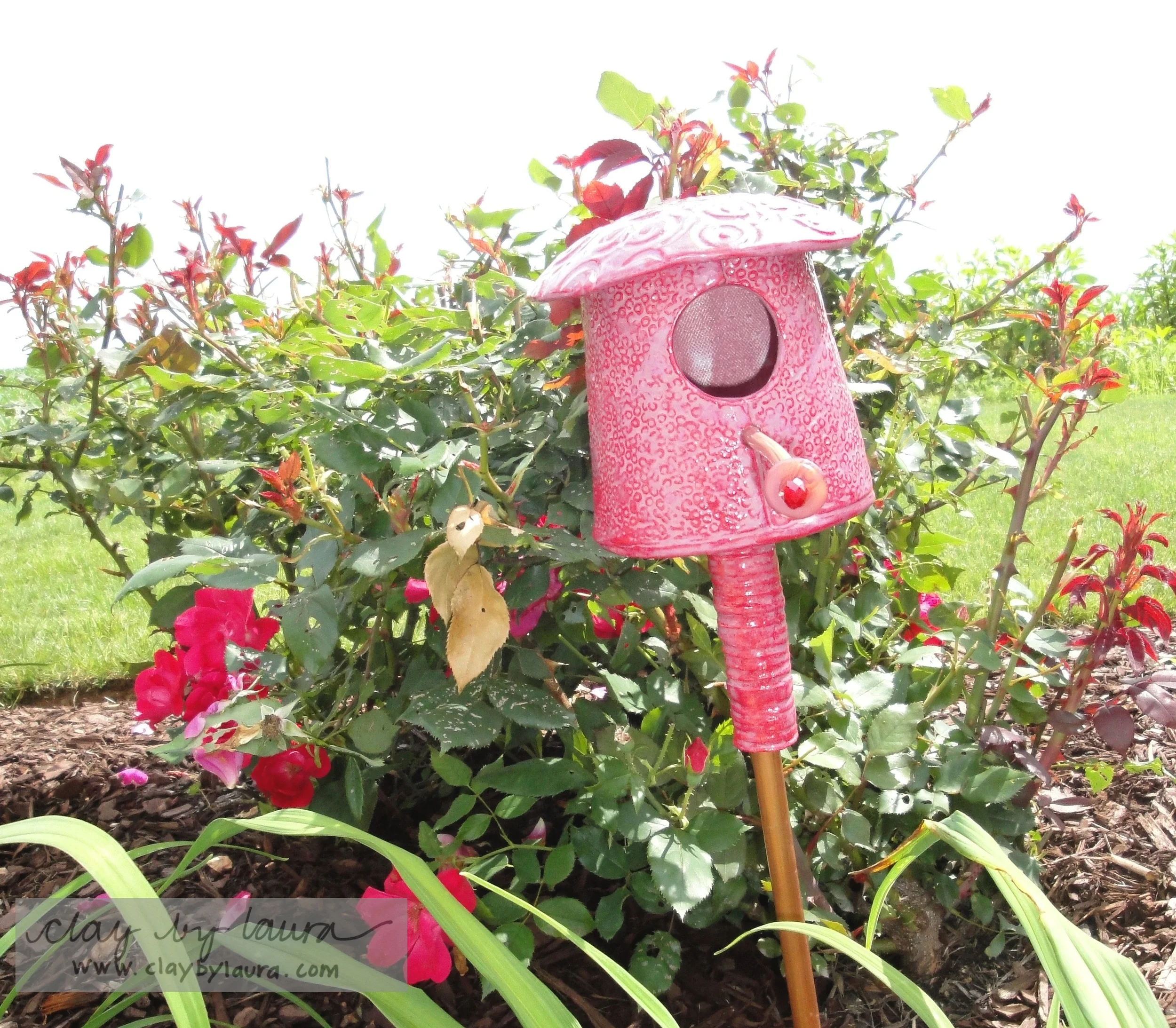 Bird House in the Garden.