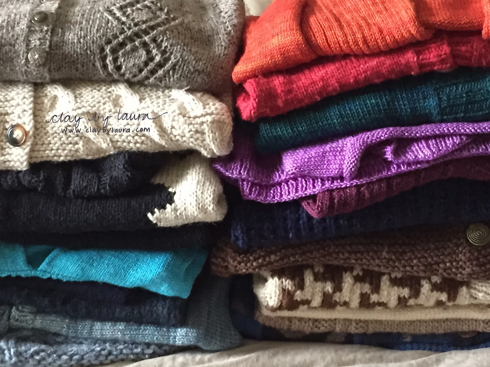 I've knitted lots of sweaters over the years. My yarn and needles have carried me through sporting events, air travel and long car rides. Now, I usually end each day with some stitching. 
