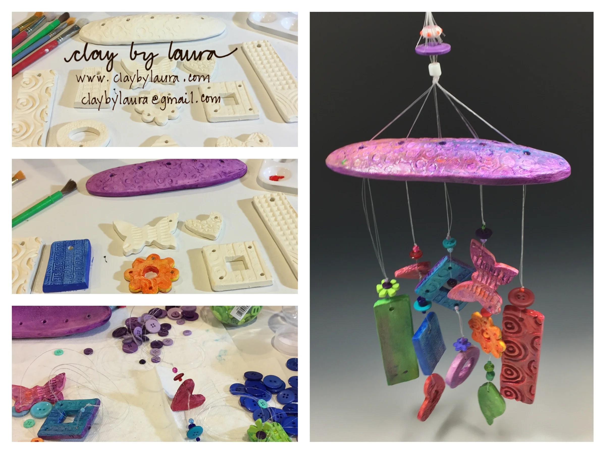 Despite the fact that snow and cold seem to be lingering, I know that Spring is just around the corner. If you'd like to create your own wind chime for your garden, check out the craft class schedule at The Muse in Frederick, Md. I'll provide the materials, you bring along your creativity!