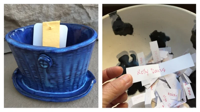 Here's one way I 'spread the love' from my studio! ClayByLaura Club member Kelly Davis just won this sponge caddy. Want to have a chance to receive a gift from the studio? It's easy. Click here to sign up!