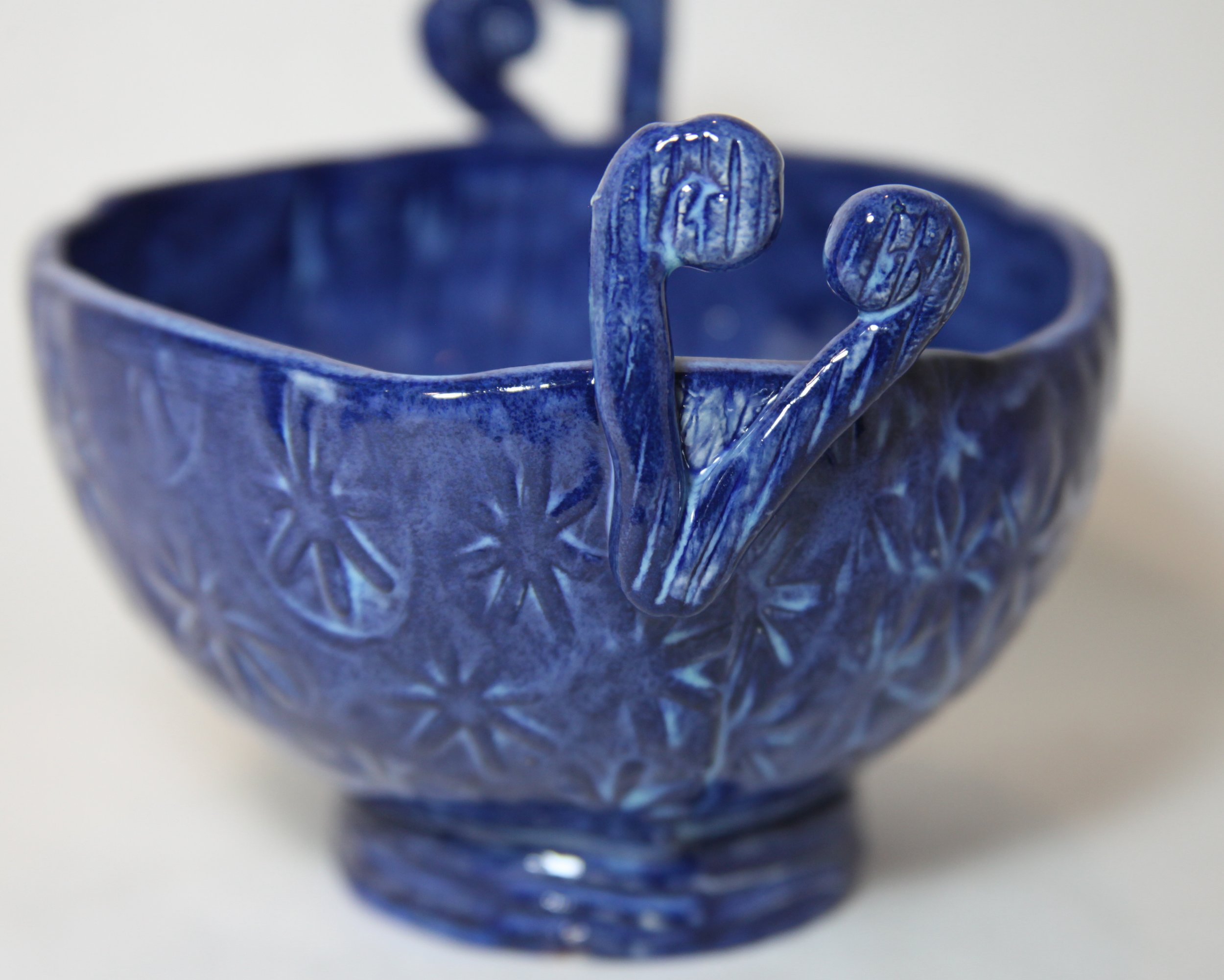 blue underglaze/bluebell glaze combination