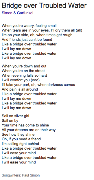 Lyrics - The Bridge