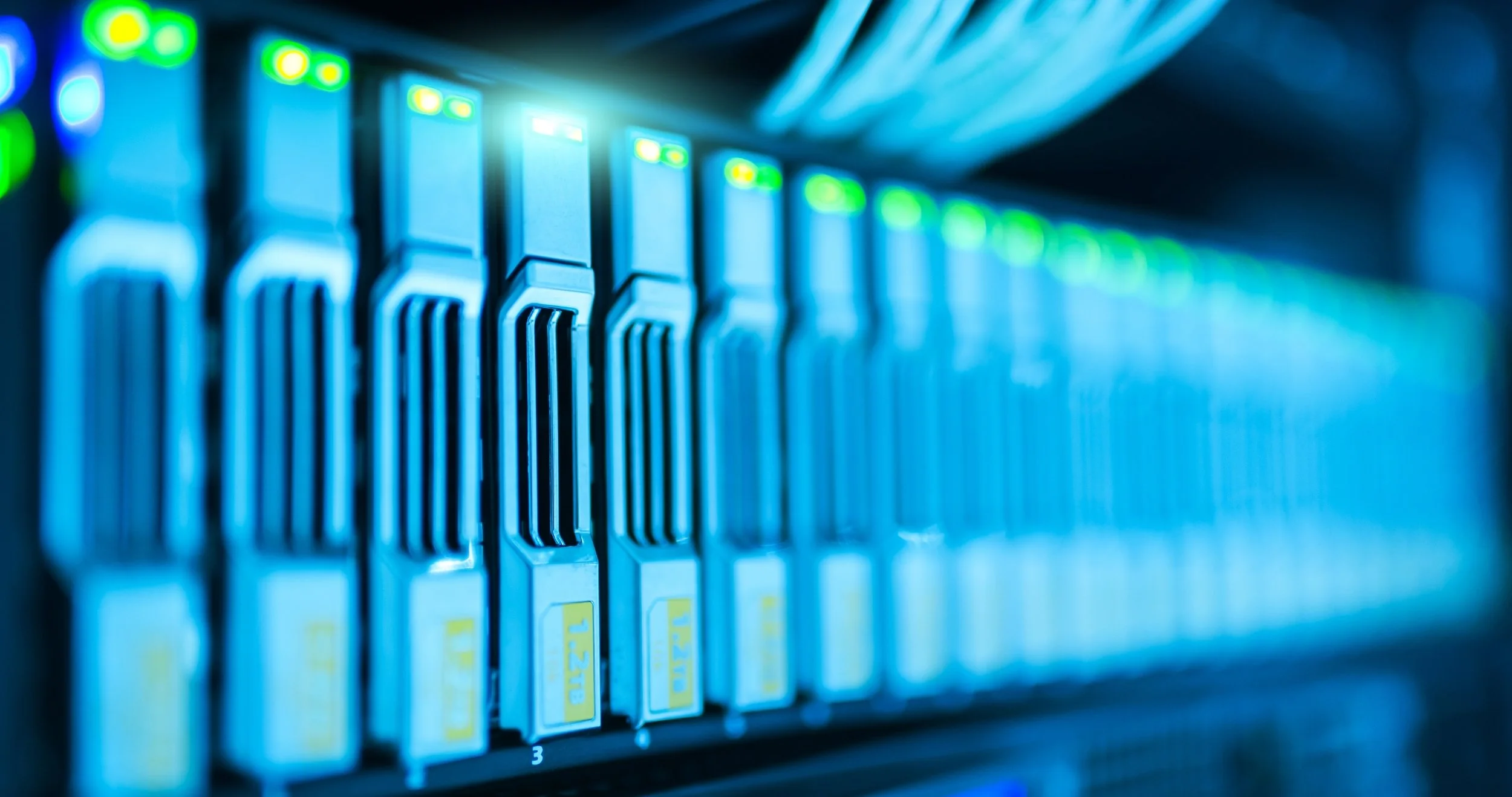 Interim CMIO Executive Search - image of hard drives in hospital representing interim CMIO executive search