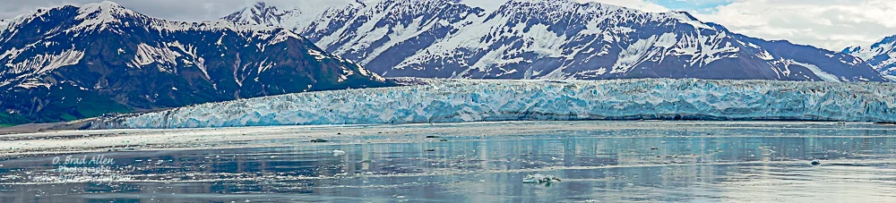 This was the largest glacier it rose 23 stories and was so long I could not get it all in even in a panorama. They are just amazing sites to behold.