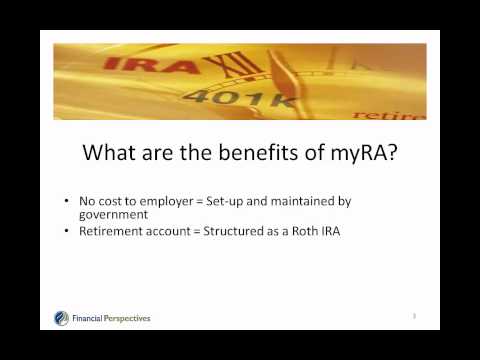 Retirement Corner: Rollout of myRA Accounts