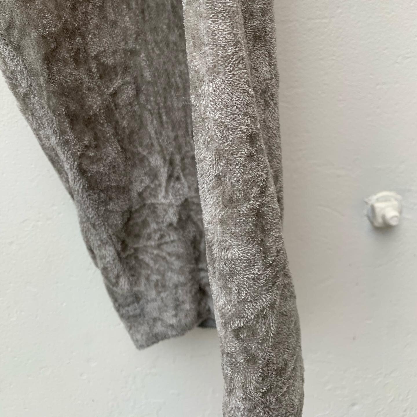 Sarouel pants /sumi ink dyed / velvet made of cotton and linen / made in Japan