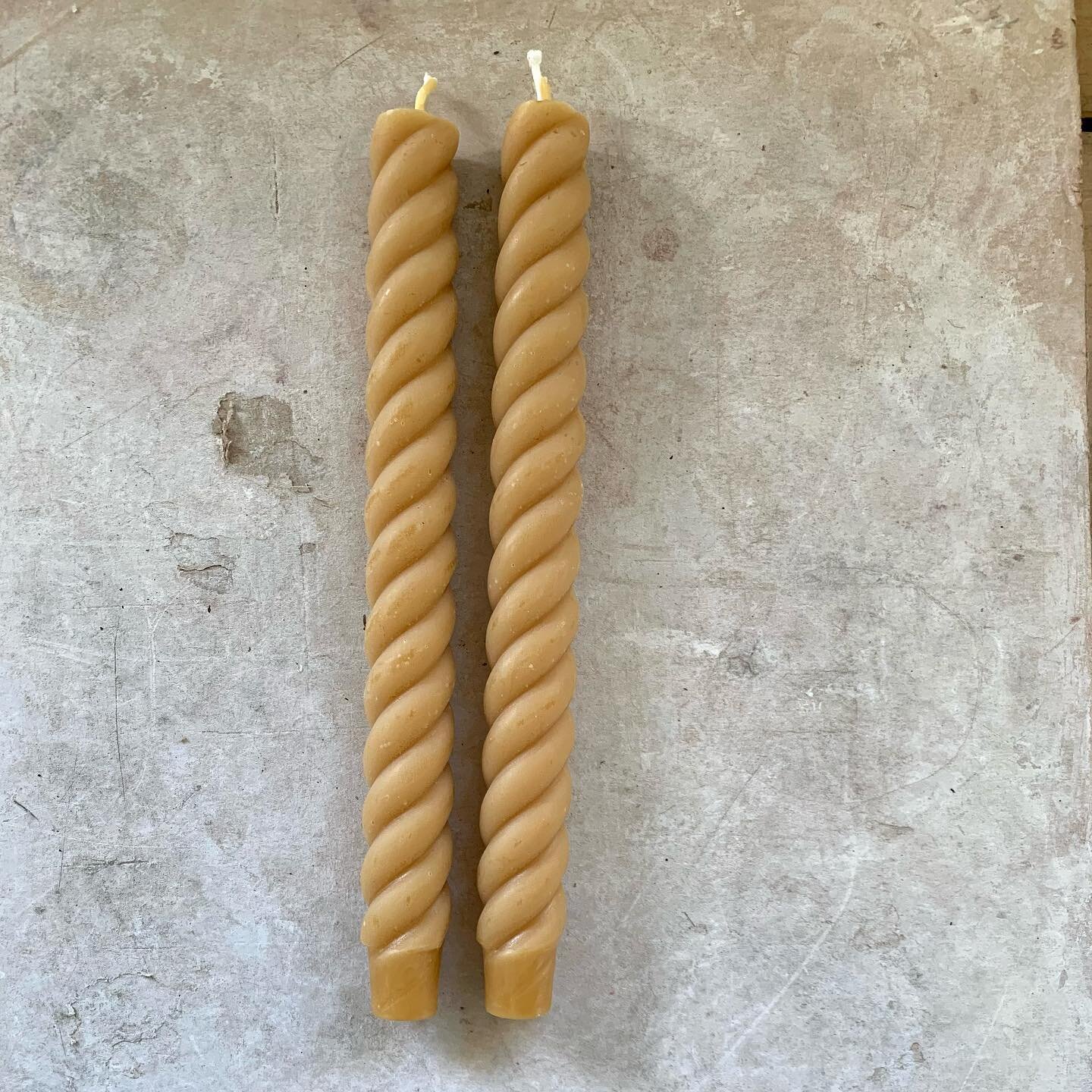 beeswax twist tapers