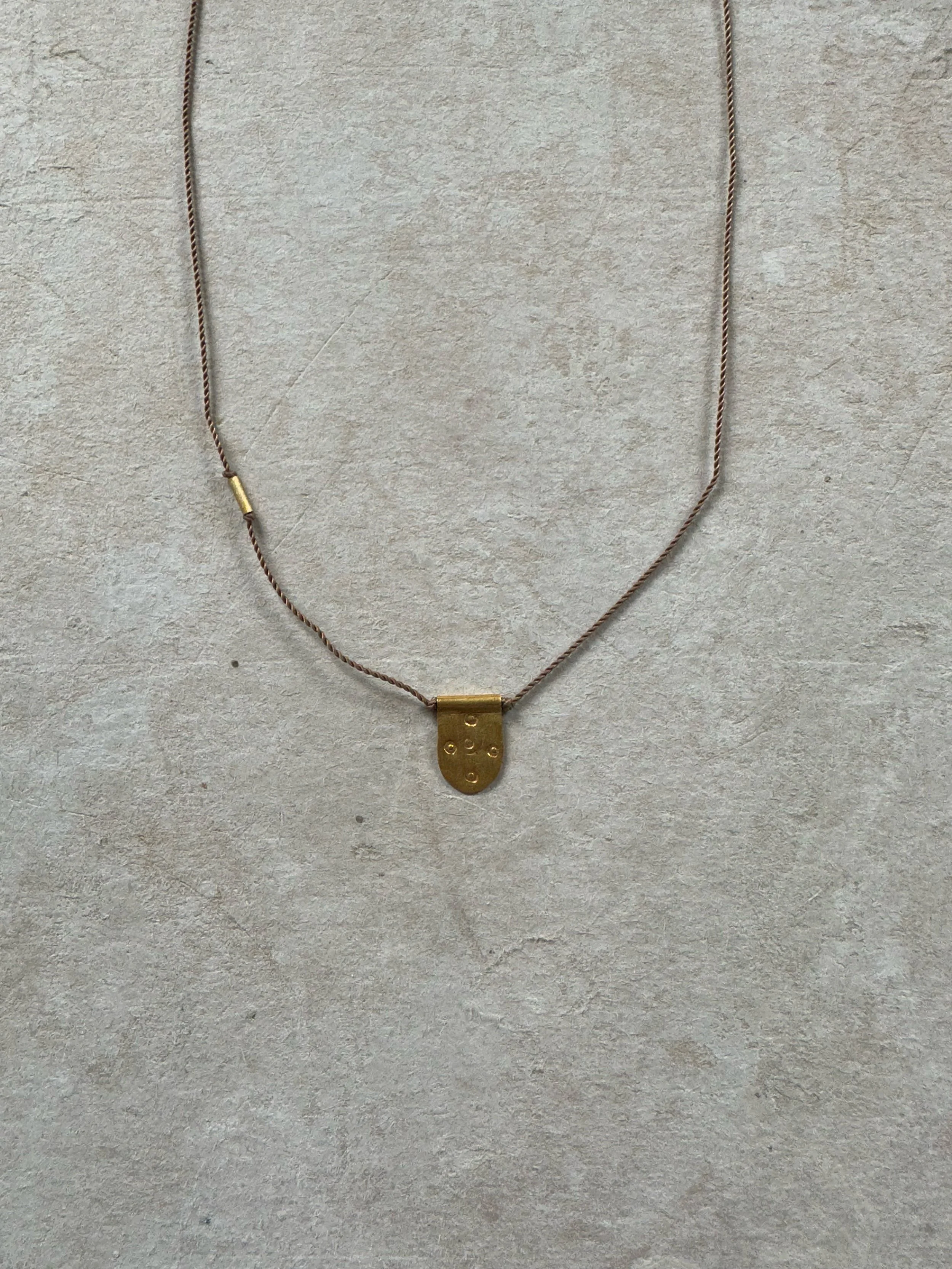 river song tiny medallion talisman necklace